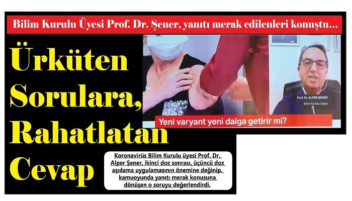 ÜRKÜTEN SORULARA, RAHATLATAN CEVAP