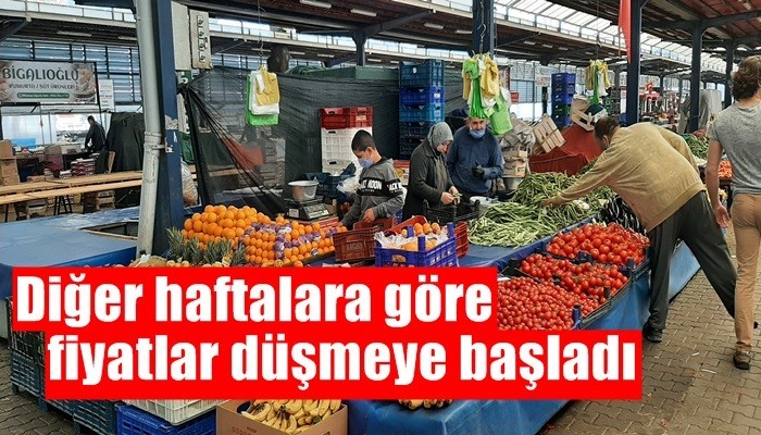 Diğer haftalara göre fiyatlar düşmeye başladı !