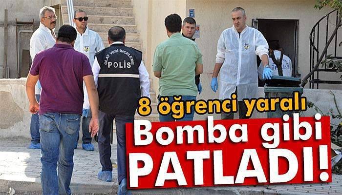 Pamukkale'de çakmak gazı patladı: 8 yaralı