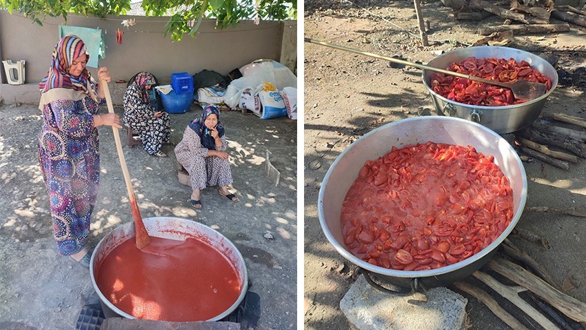Doğal Yöntemlerle Hazırlanan Hacıpehlivan Salçası