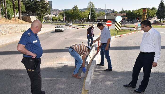 Çan’ın Karşıyaka Mahallesi’ne kavşak