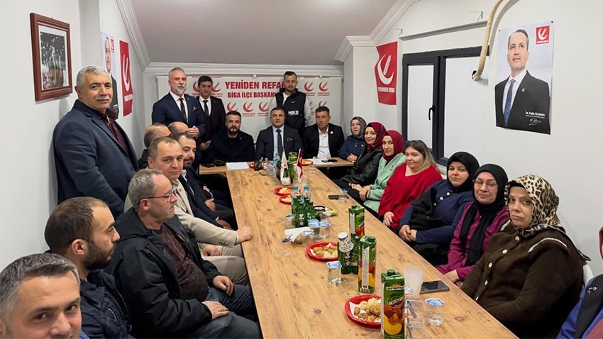 Yeniden Refah Partisi Biga İlçe Divan Toplantısı Gerçekleştirildi