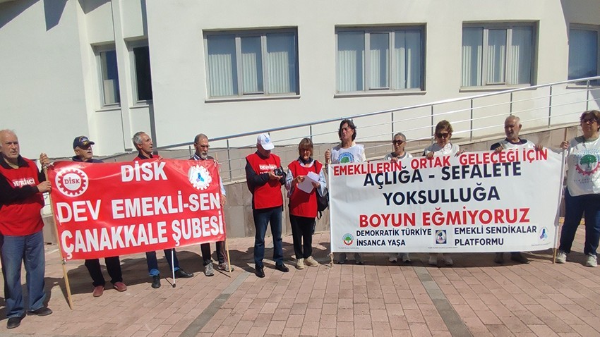 Emeklilerden Enflasyon Protestosu: 