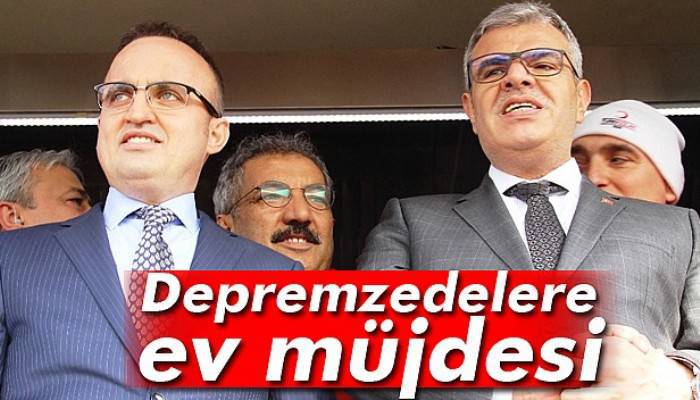 Çanakkale'deki depremzedelere ev müjdesi