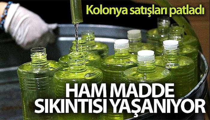 Kolonyacılar ham madde sıkıntısı yaşıyor