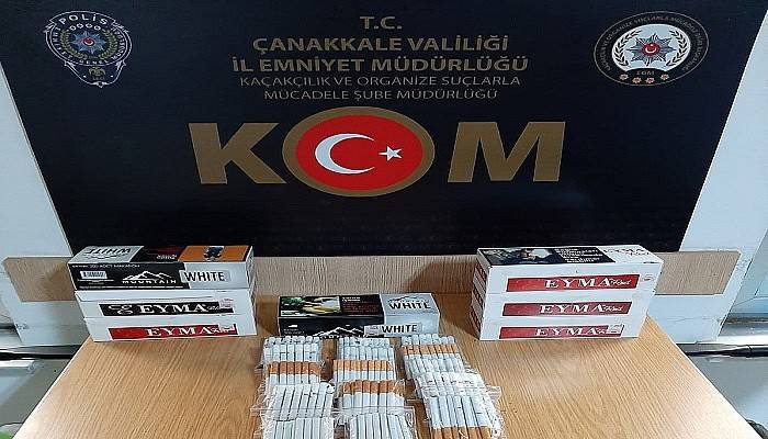 Biga’da Bin 660 Doldurulmuş Sigara Ele Geçirildi 