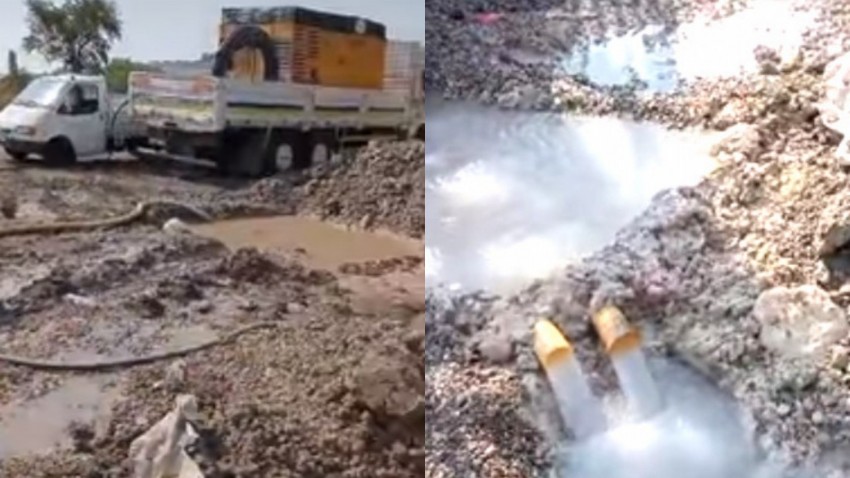 Çanakkale'nin köyünde 3,5 It/sn debili su bulundu, proje başlatıldı 