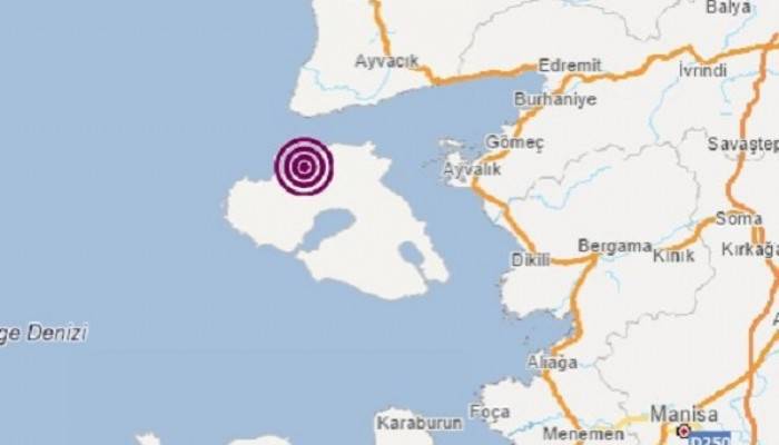 Çanakkale açıklarında 3.9 büyüklüğünde deprem