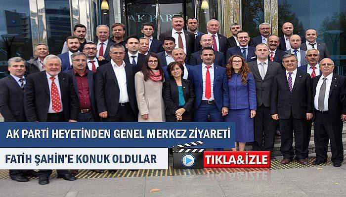 Ak Parti Çanakkale heyeti Şahin ile buluştu... 