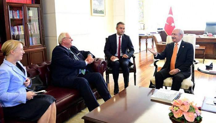 Kılıçdaroğlu, Almanya Büyükelçisi Erdmann ile görüştü