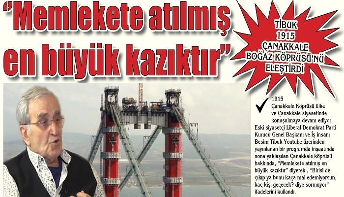 ‘’Memlekete atılmış en büyük kazıktır’’