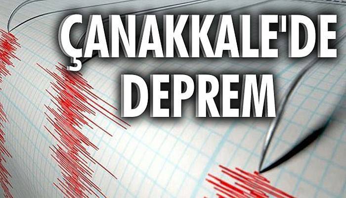 Çanakkale'de 3,6 büyüklüğünde deprem!!!