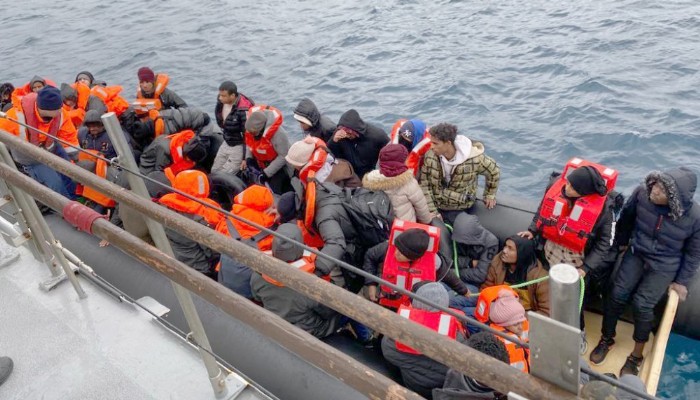 Ayvacık açıklarında 40 Göçmen Kurtarıldı            