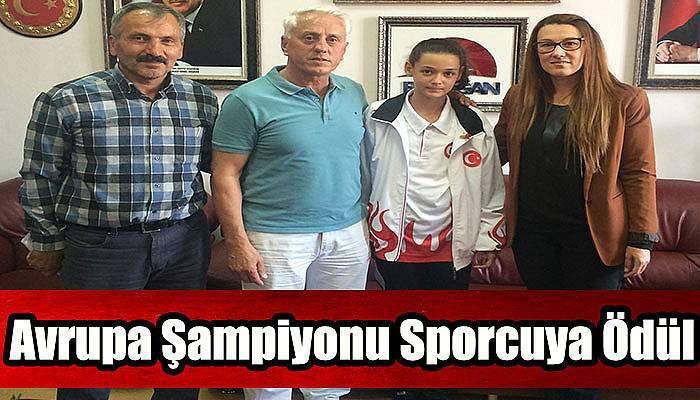  Avrupa Şampiyonu Sporcuya Ödül