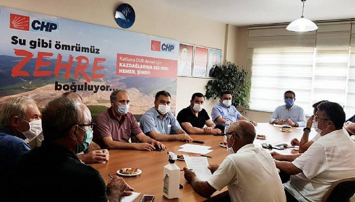 CHP Aylık Olağan İlçe Başkanları toplantısı Yapıldı