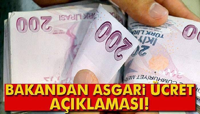 Bakan Zeybekci’den asgari ücret açıklaması