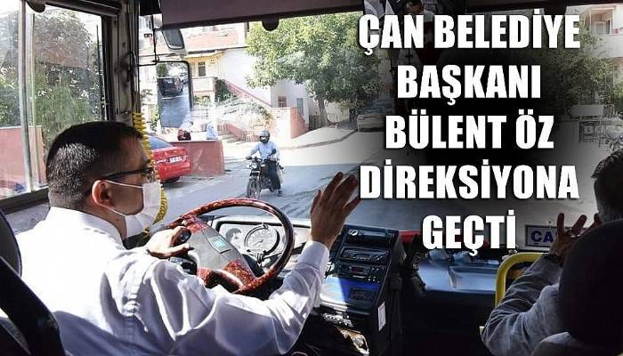 Başkan Öz direksiyona geçti, kutlamalara renk kattı