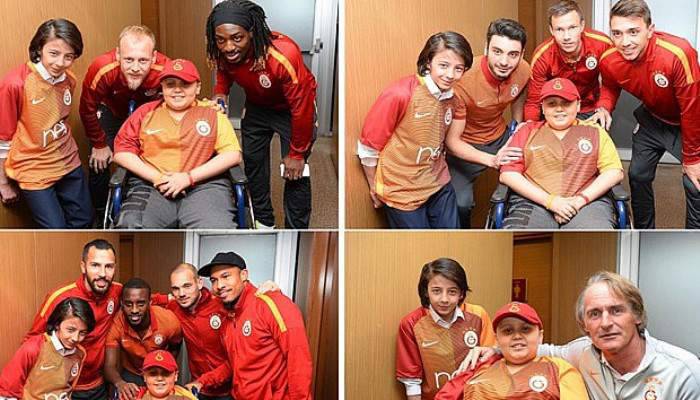 Ankara’da Galatasaray’ın özel bir konuğu vardı