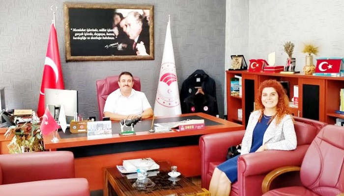 HAÇIROĞLU’NDAN İLÇE TARIM MÜDÜRÜNE ZİYARET