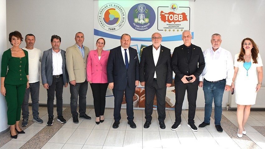 Biga TSO Heyetinden, Başkan Deniz’e Ziyaret