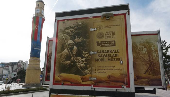 Çanakkale Savaşları Mobil Müzesi, Çorum'da  