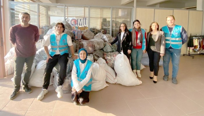 ÇOMÜ Butik’e Kolunsağ Sanayiden Yine Yeniden Büyük Destek