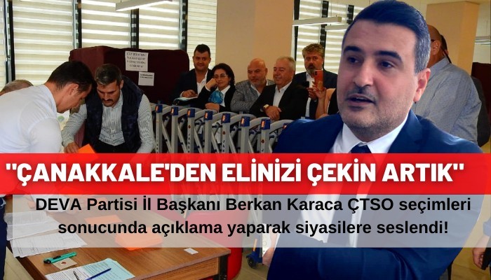 “Çanakkale’den elinizi çekin!”