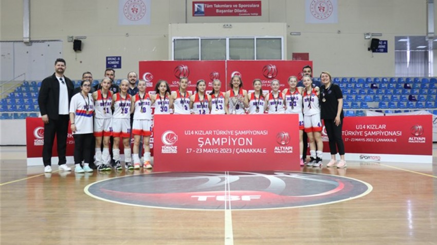 Çanakkale’de Düzenlenen U14 Kızlar Türkiye Şampiyonası Tamamlanırken, BOTAŞ Şampiyon Oldu