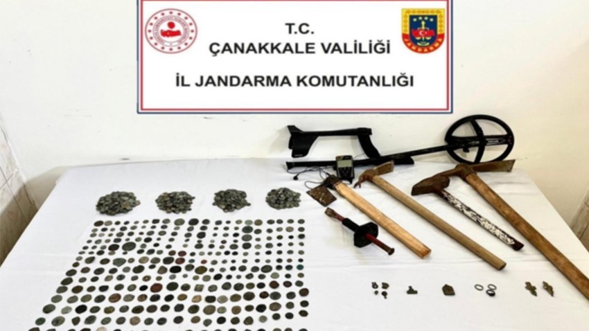 Bizans ve Osmanlı sikkeleri ele geçirildi