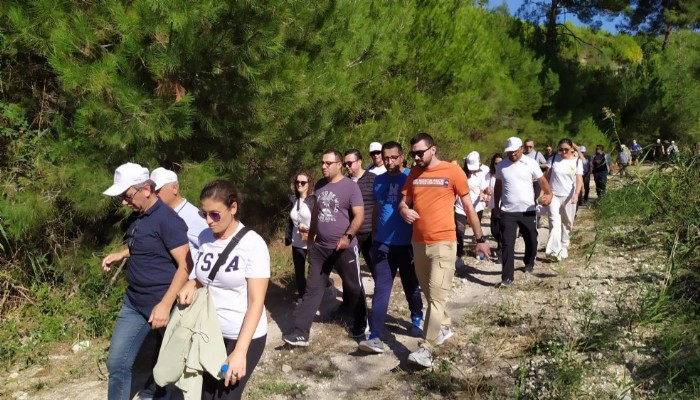 Çanakkale’de, 'Dünya Yürüyüş Günü' etkinliği düzenlendi