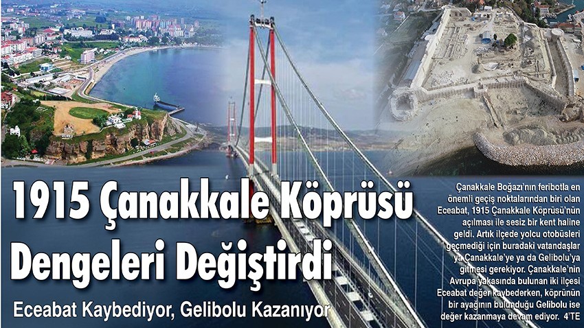 1915 Çanakkale Köprüsü Dengeleri Değiştirdi