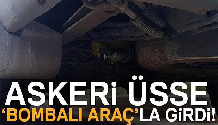  Askeri üsse bombalı araçla girdi! Ekipler olay yerinde...