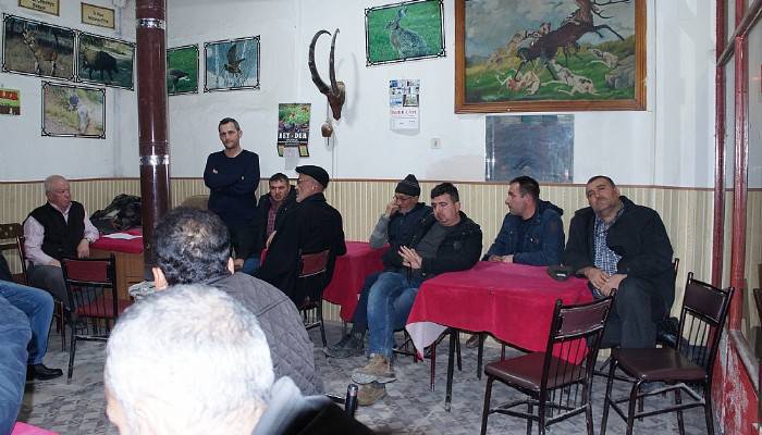 Lapseki'de sürek avı toplantısı