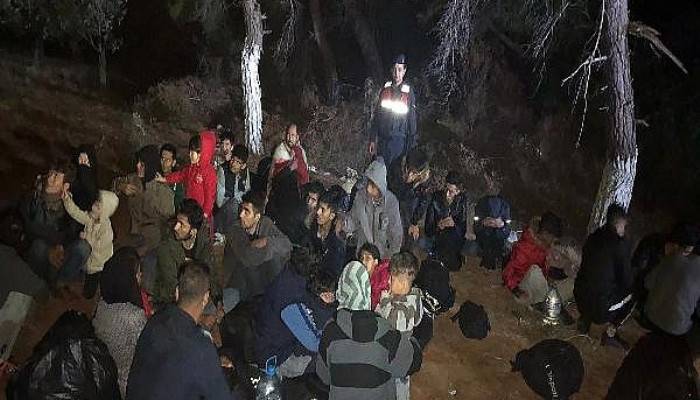 Çanakkale'de 203 kaçak göçmen ve 2 organizatör yakalandı