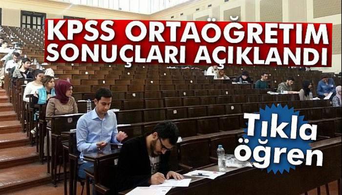  KPSS ortaöğretim sonuçları açıklandı!