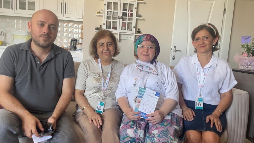 Biga İlçe Sağlık Müdürlüğü, Yüksek Riskli Gebelere Evde Sağlık Hizmeti Sunuyor
