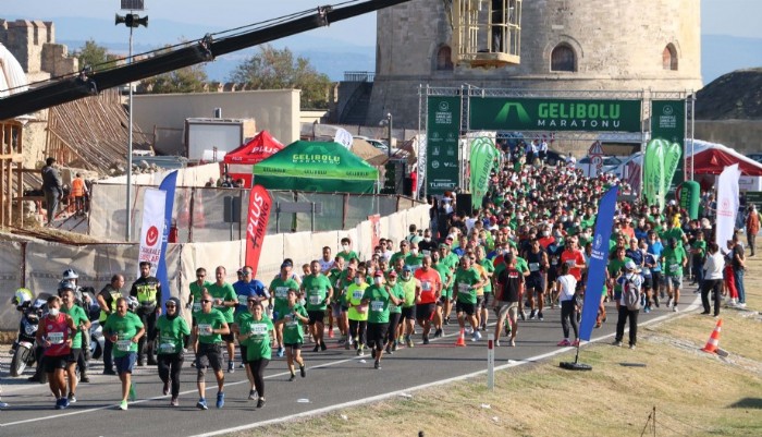 Gelibolu Maratonuna 11 ülkeden sporcular katıldı