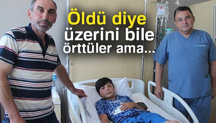 Öldü diye üzerini bile örttüler ama... Giresun haberleri