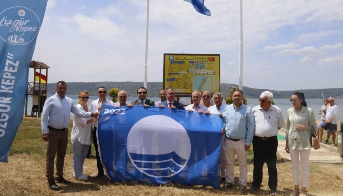 Mavi Bayrak Kepez Halk Plajında 7. Kez Dalgalandı