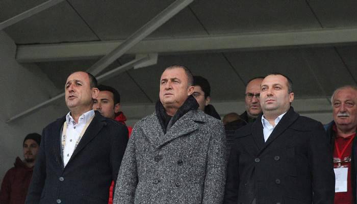 Fatih Terim, Ziraat Türkiye Kupası maçını izledi