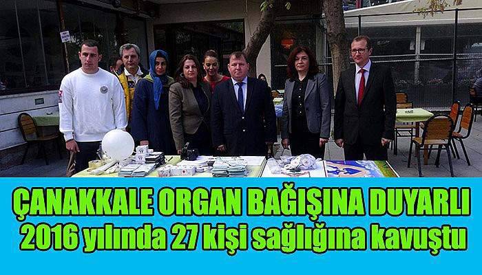 Organ bağışı standı açıldı