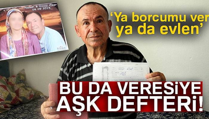  Bu da veresiye aşk defteri