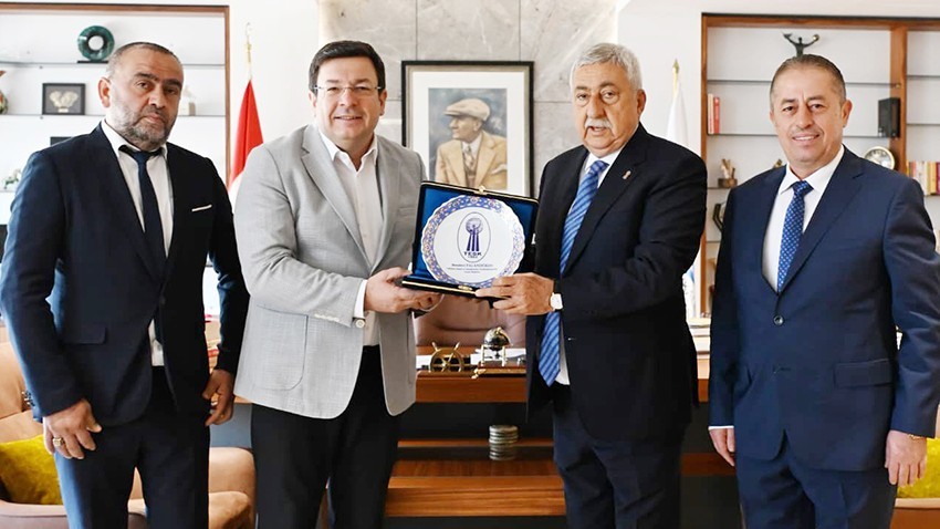 TESK Genel Başkanı Palandöken’den Çanakkale Belediyesine Ziyaret