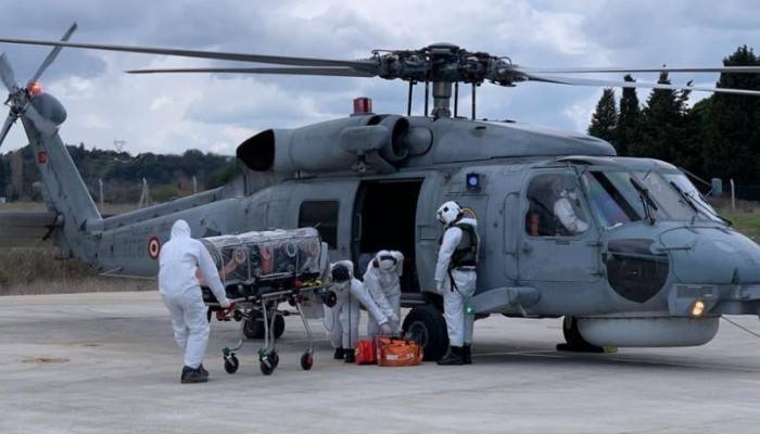 Gökçeada’dan Çanakkale’ye Covid19 hasta tahliyesi