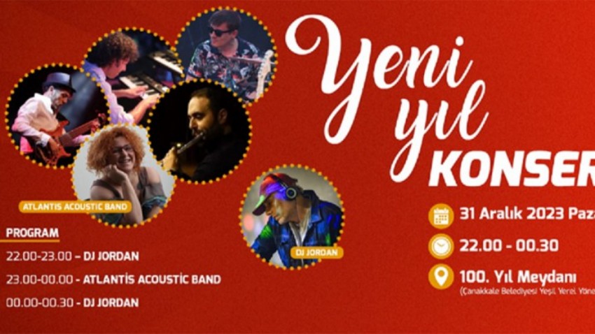 Çanakkale'de Heyecan Dolu Yılbaşı Gecesi Konseri!
