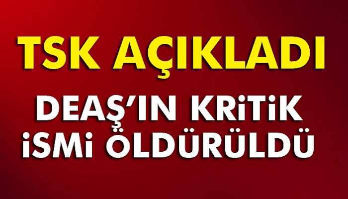 Terör örgütünün sözde emirlerinde Ebu Ensari öldürüldüğünü