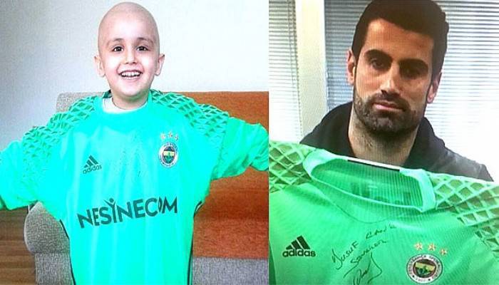  Lösemili Ziya Yusuf’a Volkan Demirel’den forma