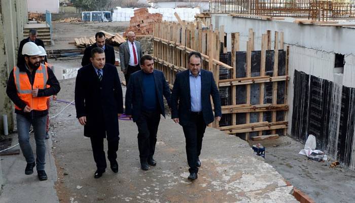 Kaymakam Şahin Okul İnşaatında