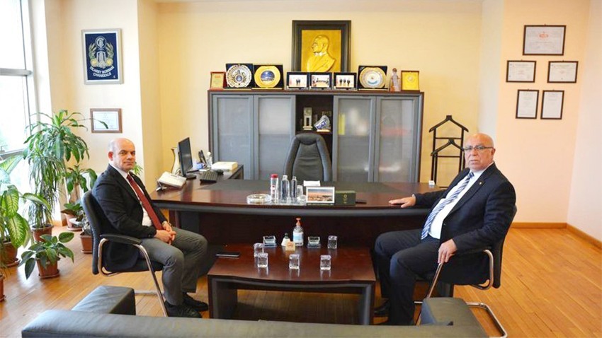 Kaymakam Nebioğlu’ndan Başkan Deniz’e ziyaret