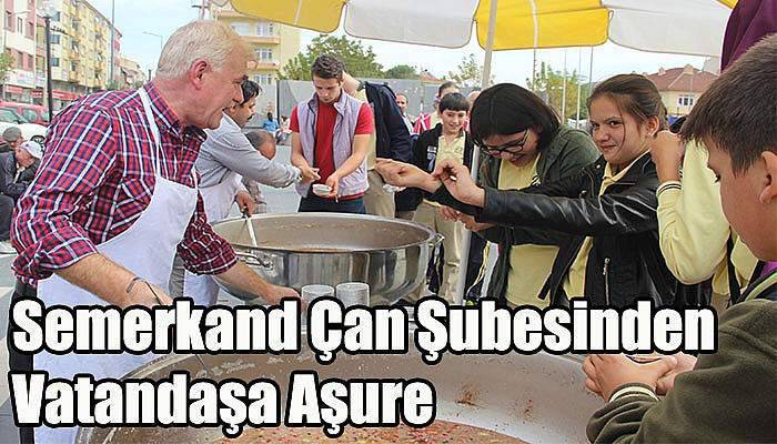Semerkand Çan Şubesinden Vatandaşa Aşure